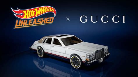 hot wheels x gucci cadillac seville|gucci toys.